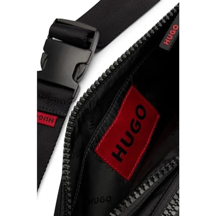 Hugo Ethon 2.0 Gürteltasche, 31 cm, schwarz, 100% Polyester, kompakte Bauweise – Bild 4