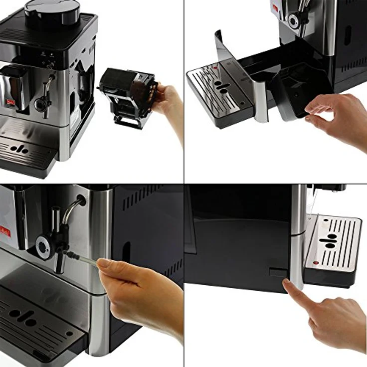 Melitta Caffeo Passione F540-100, Kaffeevollautomat mit Auto-Cappuccinatore-System, Edelstahl, mit Milchsystem – Bild 5