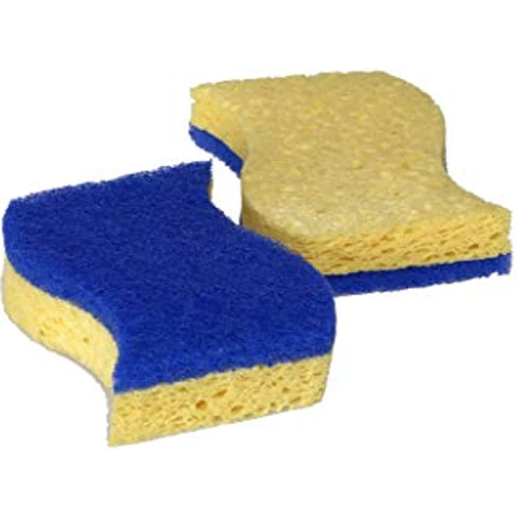 Spontex Geschirrschwamm , Kratzfrei & saugstark, 2 Stück (1er Pack) – Bild 3