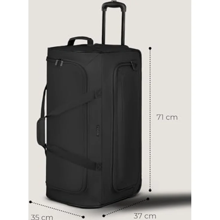 Redolz Duffle Essentials 2 Rollen Reisetasche 71 cm black – Bild 6
