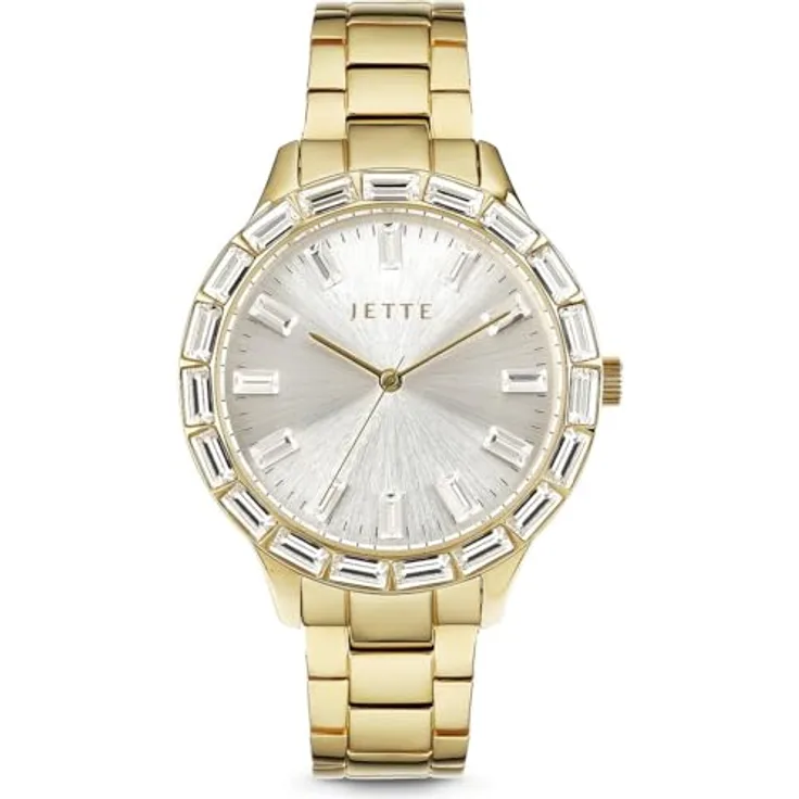 JETTE Damen-Uhr Quarz, One Size, zeitloses Design