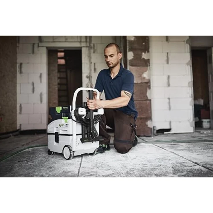 FESTOOL Absaugmobil CTM MIDI I CLEANTEC 578301, Nass-Trocken-Sauger mit 15 L Behältervolumen, Bluetooth®-Autostart und Staubklasse M – Bild 3