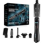 Homedics PROGLOSS AIRSTYLE, Warmluftbürste mit 6 Aufsätzen, 1200 Watt, Ionen-Technologie, regelbare Temperatur