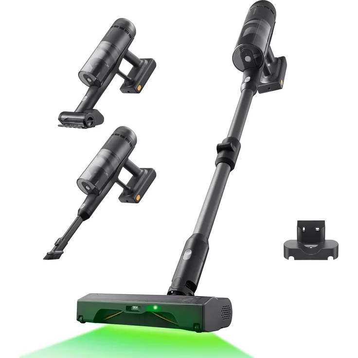 Roborock H60 Ultra, Akku Staubsauger mit 210AW Saugkraft, 90 Min. Laufzeit, 90° flexibel