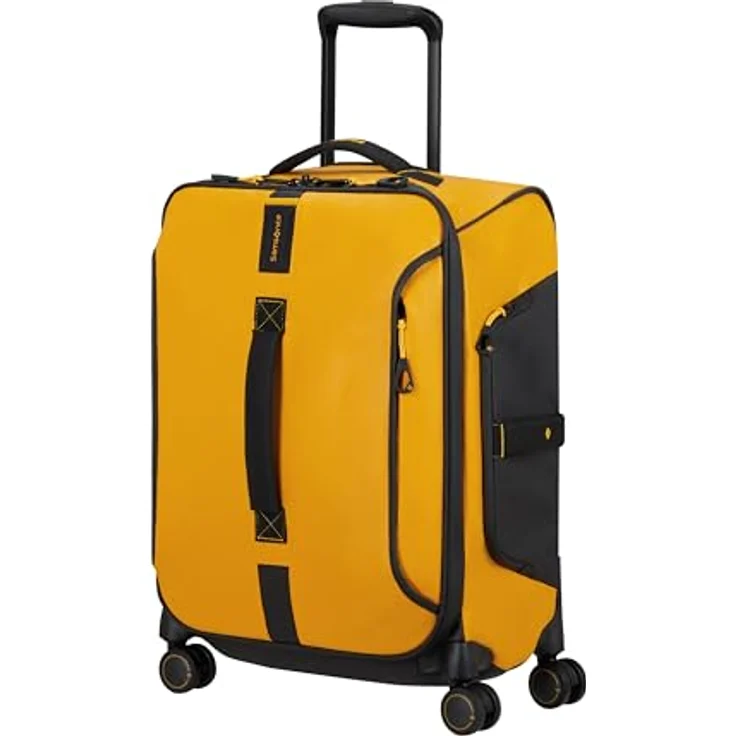 Samsonite Paradiver Light Handgepäck Koffer 55 x 40 x 23 cm, Weichgepäck Kabinenkoffer für EasyJet & Wizz Air, 48L, gelb – Bild 1