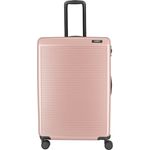 Paklite Sienna 4 Rollen Trolley L 77 cm, Rosa, (100 l, XL) - Robuster Koffer mit geräumigem Hauptfach und TSA-Schloss