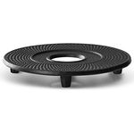 Bredemeijer runder schwarzer gusseisener Untersetzer Jang Ø ca. 13 cm