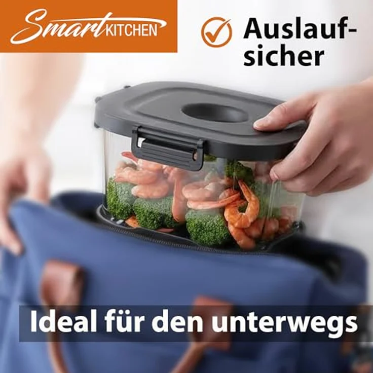 Telewelt Heißluftfritteuse 4-in-1 mit Temperatursteuerung, Timer und automatischer Abschaltung, Schwarz, 5,5 Liter – Bild 7