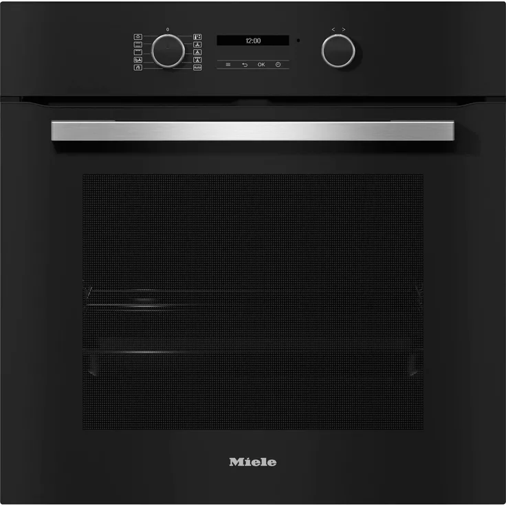 Miele Einbaubackofen H 2000 H 2766 BP, Obsidianschwarz, Pyrolyse-Selbstreinigung, AirFry-Funktion, Vernetzung mit Miele@Home