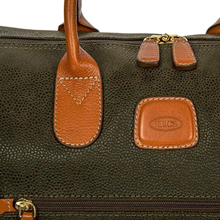 Bric's Life Reisetasche 55 cm, Kunstleder, olivgrün, 55 x 26 x 32 cm – Bild 9