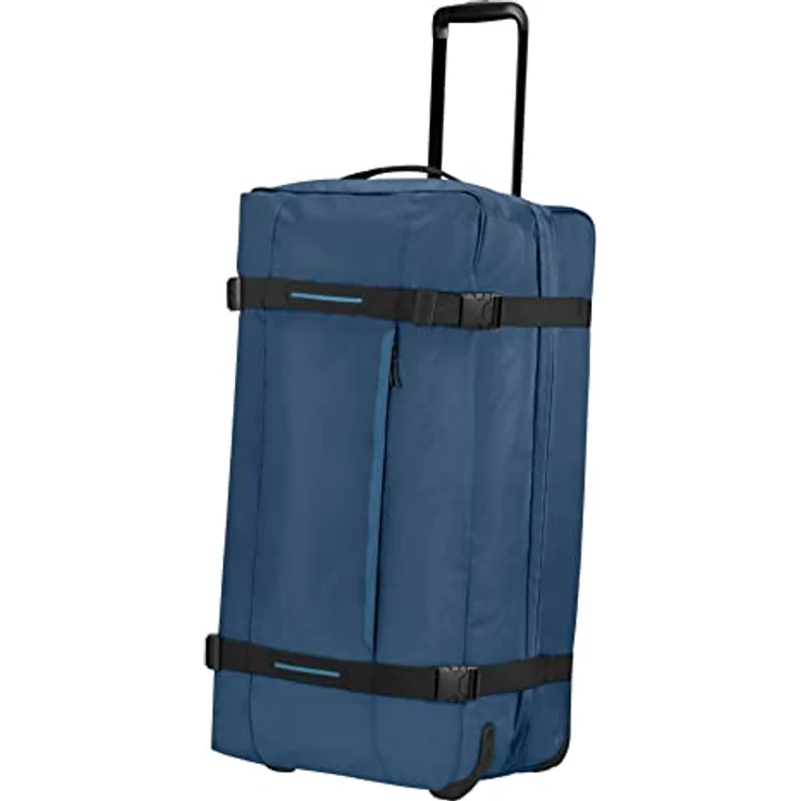 American Tourister Koffer Urban Track, Blau, 84 l, M - Entwickelt für Abenteurer, mit integrierten Rädern, elastischen Kreuzbändern und TSA-Kombination – Bild 9