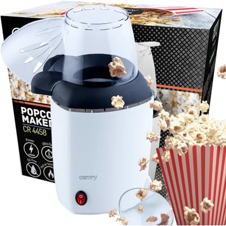 Camry cr4458-appareil Popcorn-1200 Watt weiß – Bild 2