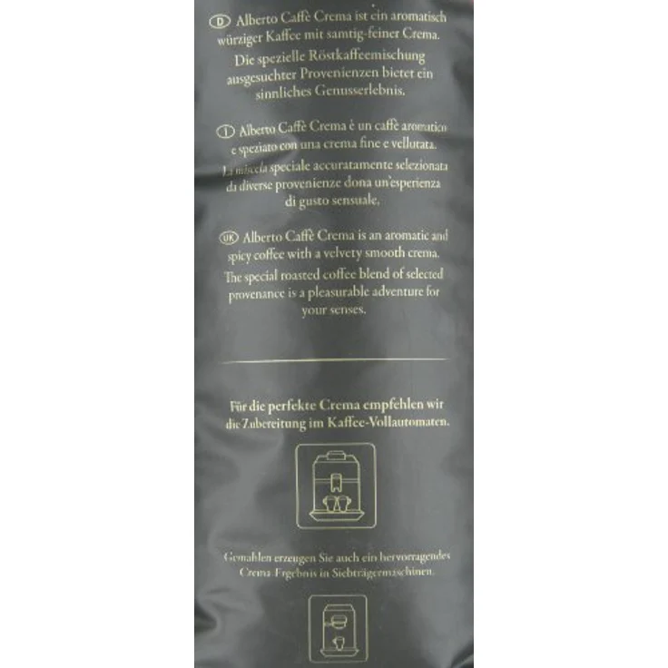 Alberto Caffè Crema, 1000g, ganze Bohne – Bild 3