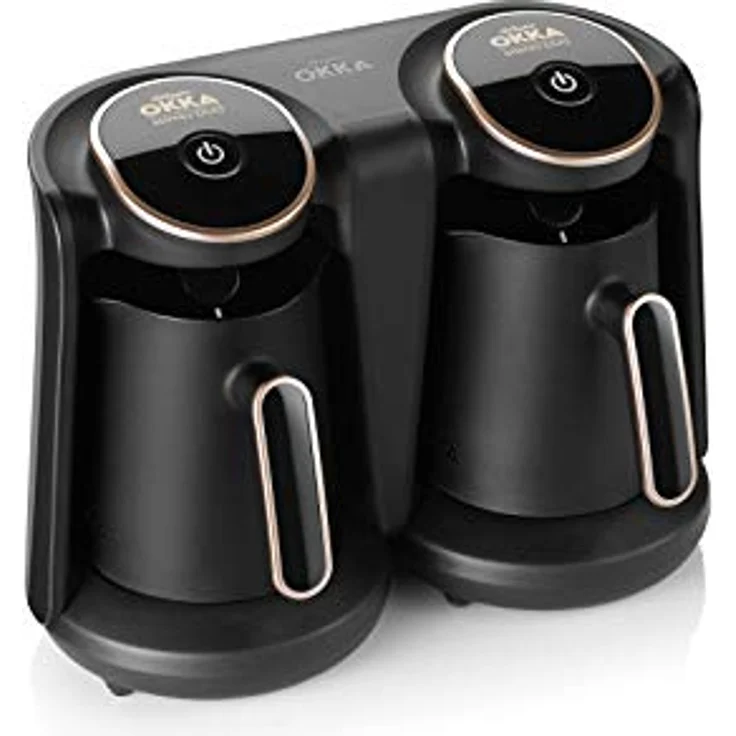 Arzum OKKA Minio Duo Kaffeemaschine, 1-8 Tassen Fassungsvermögen, waschbare Kaffeekanne, Akustisches Alarmsystem, kompakte Bauweise, 880W Leistung, Kaffeemesslöffel – Bild 2
