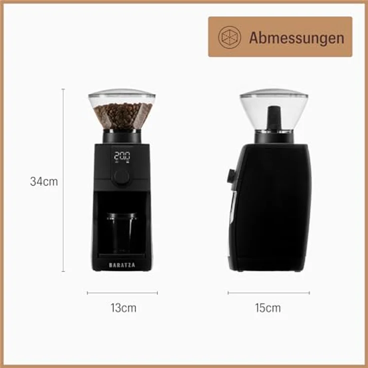 Baratza Encore ESP Pro, Kaffeemühle mit 230V Betrieb, Schwarz – Bild 6