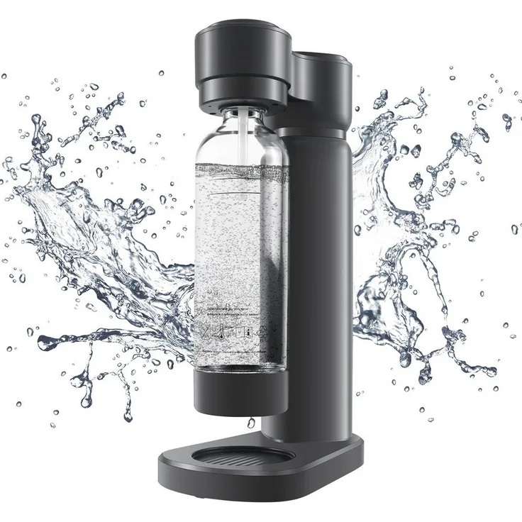 OZAVO SDS-192 Wassersprudler, Trinkwassersprudler mit 1L BPA-freier Flasche, umweltfreundliche Soda Maker ohne CO2-Flasche