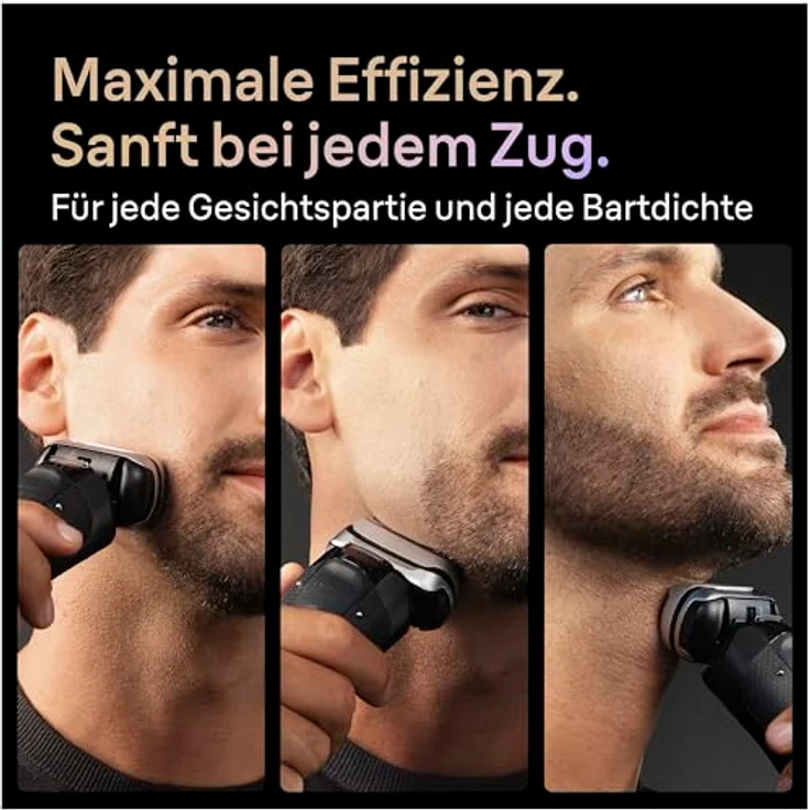 Braun Series 9 PRO+ Rasierapparat, 5 Scherelemente, wasserfest, 60 Minuten Akkulaufzeit, inkl. 6-in-1 SmartCare Center und Reiseetui – Bild 3