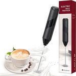 Milchaufschäumer Handheld, Elektrischer Milchaufschäumer, Kaffeeaufschäumer Schneebesen, Mini-Schneebesen, Milchbesen, Schaumbereiter, Getränkemixer für Kaffee, Milch, Latte, Sahne, Cappuccino