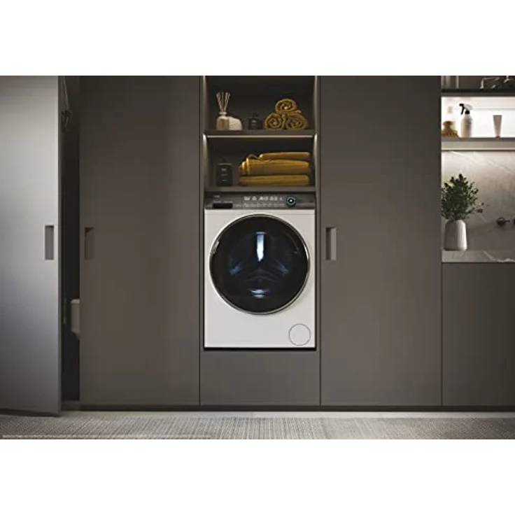 Haier HW110-B14979U1 Frontlader 11 kg 1.400 U pro Min WLAN (Wi-Fi) - Energieeffizienz A -30%, Direct Motion Motor, Dampffunktion, Smart Dual Spray, Antibakterielle Technologie, Wi-Fi & hOn App, Pillow-Schontrommel, Trommelinnenbeleuchtung, Personalisiertes Wascherlebnis, Endzeitvorwahl, i-Time, XL-Trommel – Bild 8