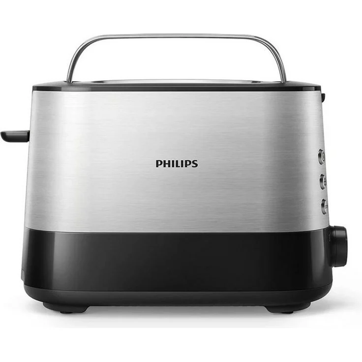 Philips Toaster Philips Viva Collection HD2635/90, Toaster mit extra breiten Schlitzen und 7 einstellbaren Bräunungsstufen