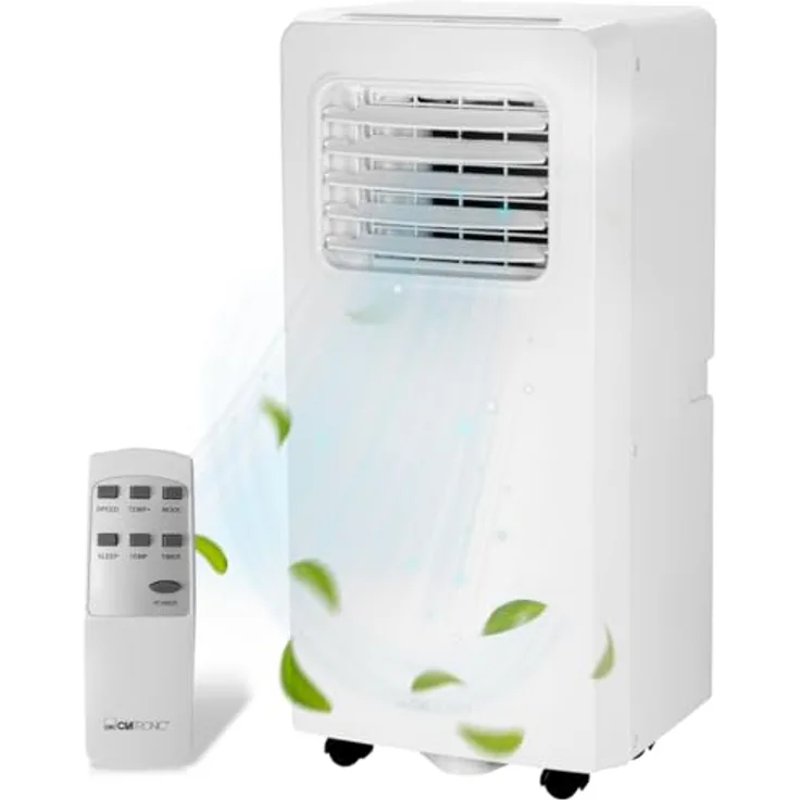 Clatronic CL 3844, mobile Klimaanlage mit 7.000 BTU, 3in1-Funktion, inklusive Fensterkit, weiß
