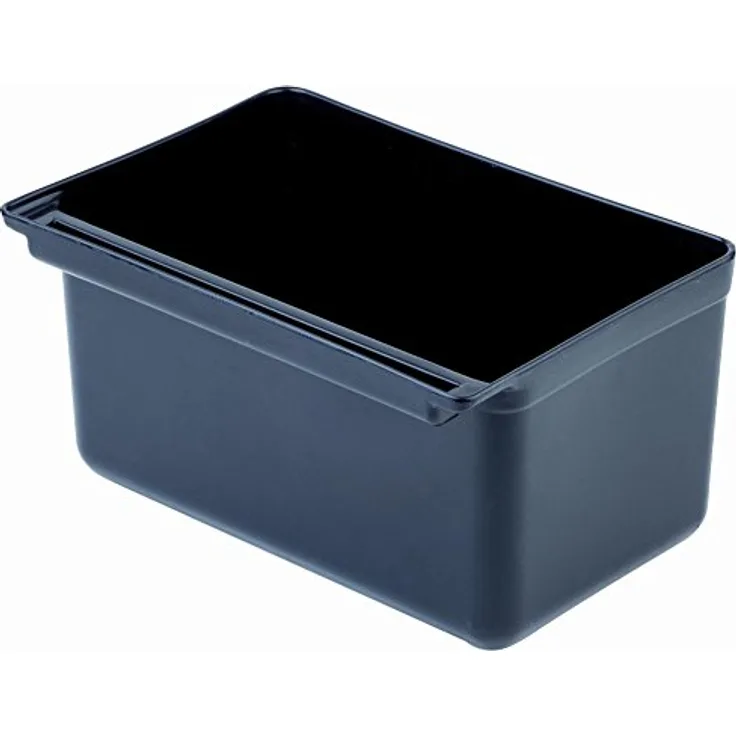 APS Container -L- ca. 33 x 23 cm, Höhe 17,5 cm Fassungsvermögen: 13 l Kunststoff, schwarz zum Einhängen an Servier- Transportwagen Art. 11945