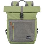 travelite BASICS Rollup Rucksack, Freizeitrucksack mit gepolstertem Laptopfach bis 15,6 Zoll, atmungsaktive Rückwand, viele Trendfarben verfügbar