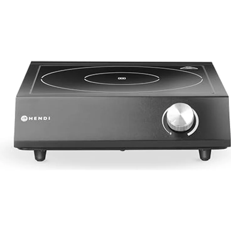 Hendi Induktionskocher Set, 3500W mit Stielkasse und Kochplatte aus rostfreiem Edelstahl, Schwarz – Bild 6