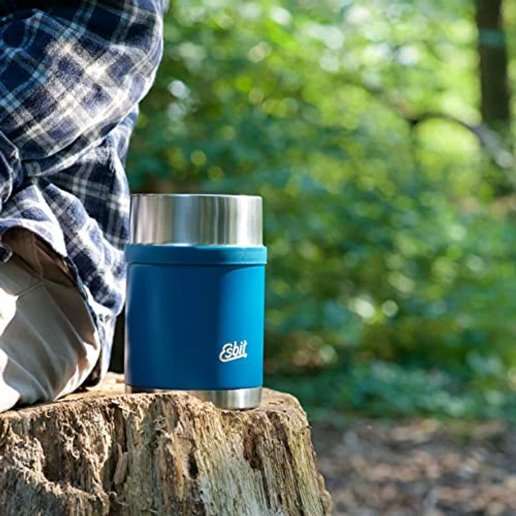 Esbit Sculptor Thermobehälter für Essen, Edelstahl, BPA-Frei, Schwarz, Silber &mehr, 750ml & 1000ml, Speisegefäß für warme und kalte Speisen, für Suppen und Salate, Isolierbehälter für Schule & Arbeit – Bild 7