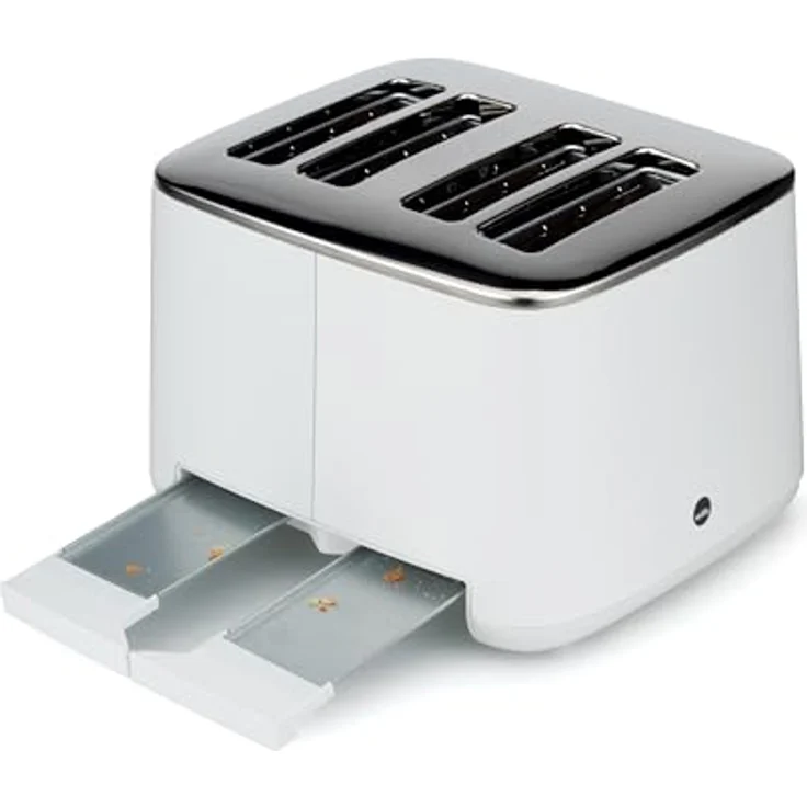 Wilfa Toaster FAMILY I 1.600 W I 7 Bräunungsstufen I 4 Toasts gleichzeitig I Auftau- & Aufwärmfunktion I inkl. Brötchenaufsatz (weiß) – Bild 4