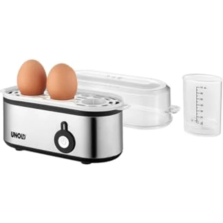Unold 38610 Eierkocher, 210W, Edelstahl, bis zu 3 Eier – Bild 2