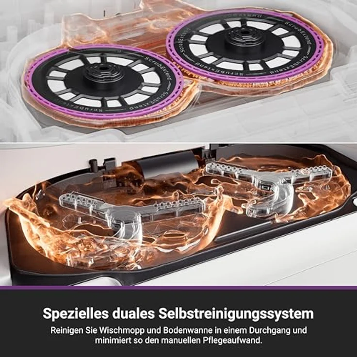 EUREKA J15 Max Ultra Staubsauger-Roboter, 22.000 Pa Saugleistung, selbstreinigend, 4 Liter, Weiß, 67 Dezibeles – Bild 6