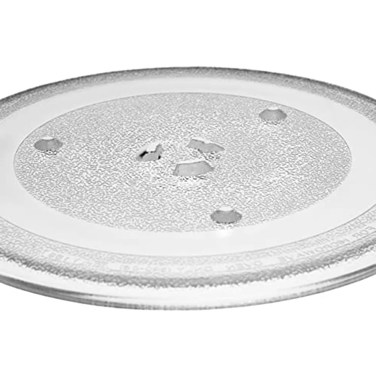 VHBW Mikrowellen-Teller, kompatibel mit LG MS23NECBW, Drehteller mit Y-Aufnahme, 28,8 cm, Glas, Transparent – Bild 4