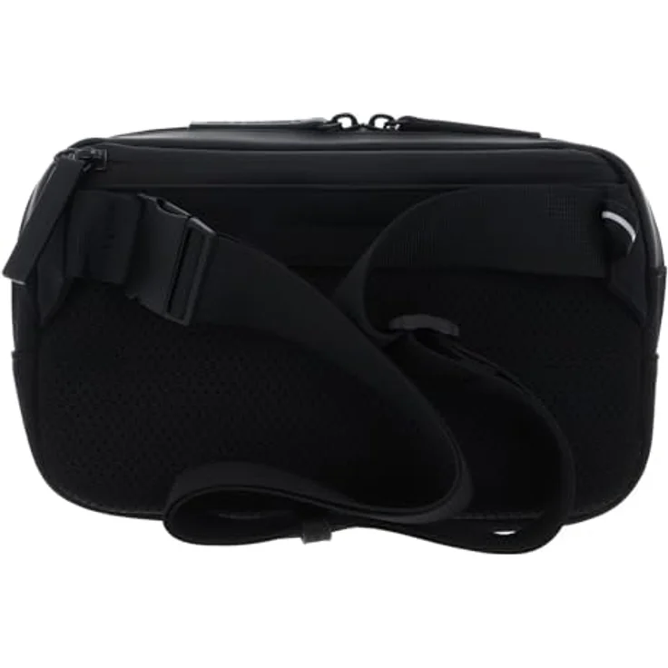 Kapten & Son Bergen Gürteltasche, 22 cm, schwarze Umhängetasche aus 100% Polyester – Bild 3