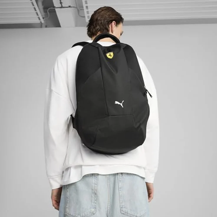 PUMA Freizeitrucksack Scuderia Ferrari HP Race, großer Rucksack für Erwachsene mit 22 l Volumen, gepolstertem Laptopfach und atmungsaktivem Mesh – Bild 3