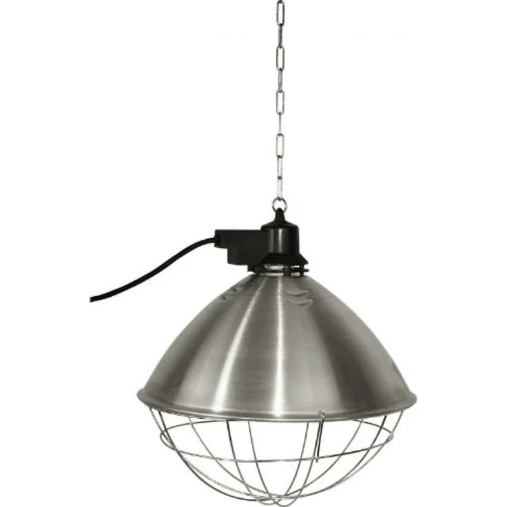 Kerbl Infrarot-Wärmestrahler 5,0mtr. 35cm Reflector Wärmestrahlgerät Ferkelaufzucht, Alu-Schirm ø 35 cm, max. 250 W Leuchtmittel – Bild 2