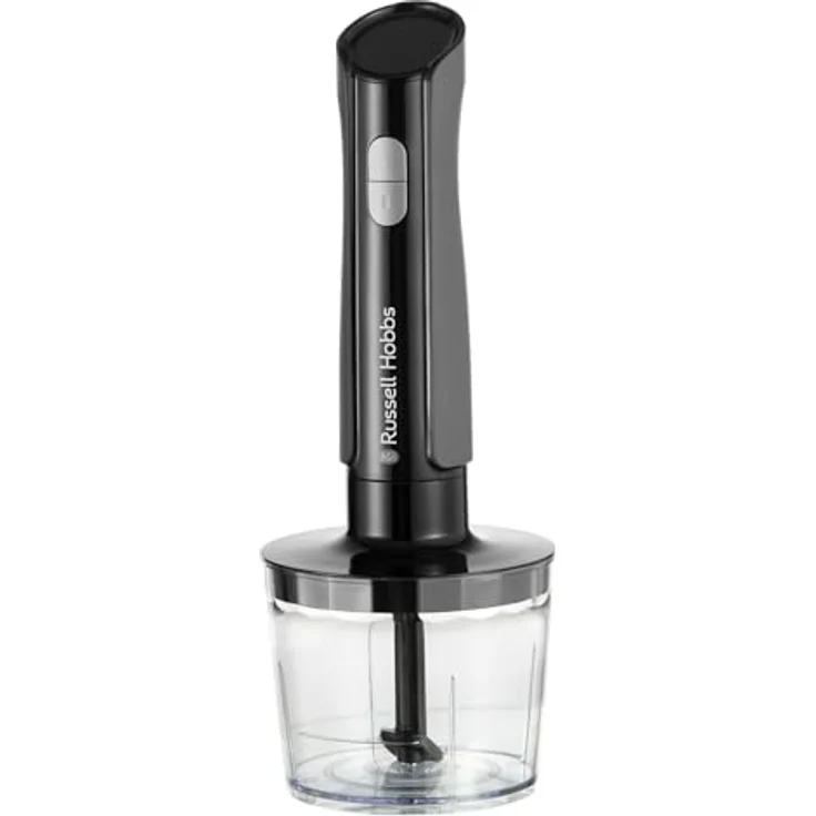 RUSSELL HOBBS Stabmixer Matte Charcoal 27141-56, 3in1, 500 W, anthrazit - mit Zerkleinerer, Schneebesen und spülmaschinengeeigneten Teilen – Bild 2
