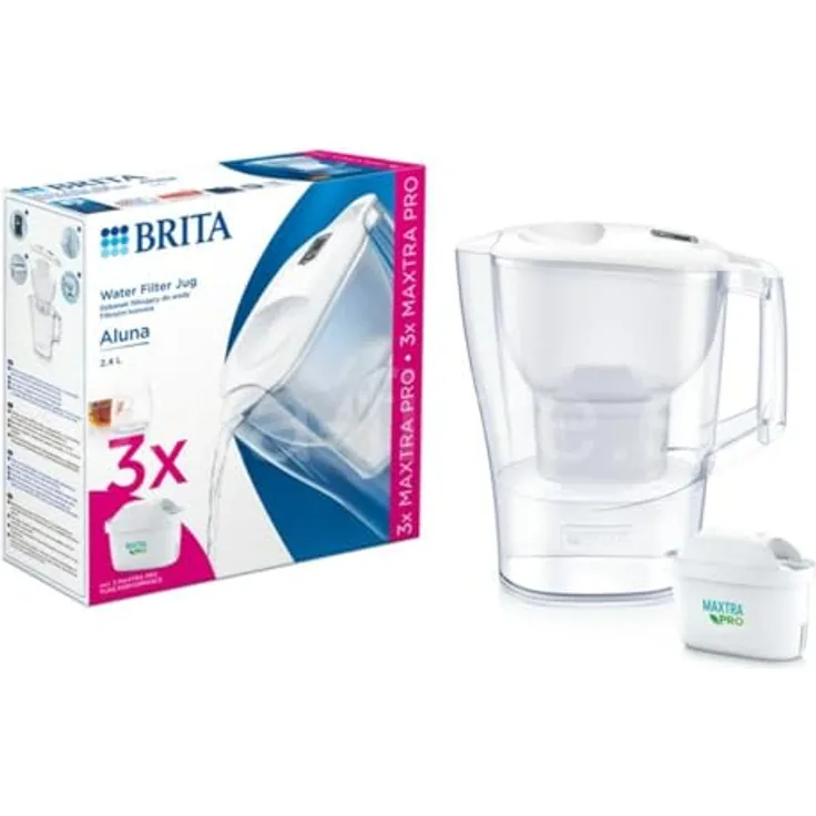 Brita 1052801 Filterkanne, Weiß, 2,4 l 