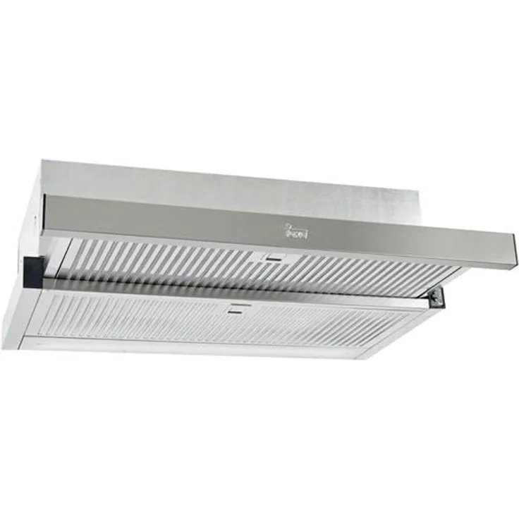 Teka CNL 9610 Dunstabzugshaube, 90 cm, 694 m³/h, Edelstahl und Holz, digitale Steuerung, LED-Beleuchtung, 63 dB