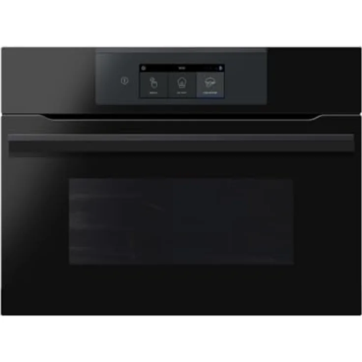 Haier HWO45NM6OXB1 Kompakt-Dampfbackofen Schwarz - 5 Backofenfunktionen + 3 Dampffunktionen, Steam Plus, H2O-Clean