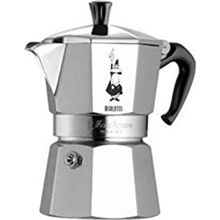 Bialetti Moka Express Espressokocher, Aluminium, metallic, 4 Tassen – Bild 2