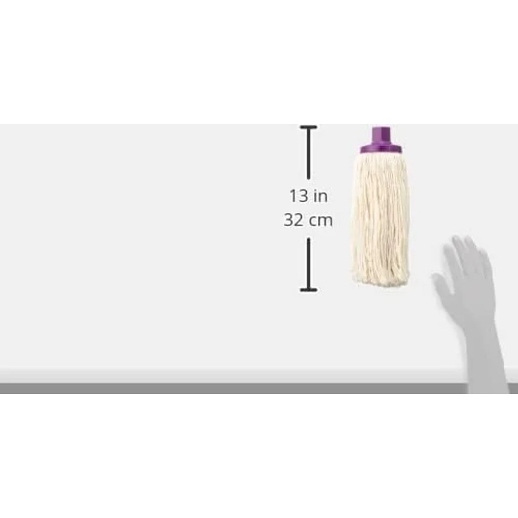 Mery 0420.51 Profi Mopp Baumwolle Ecru 250 g, 25 cm – Bild 7