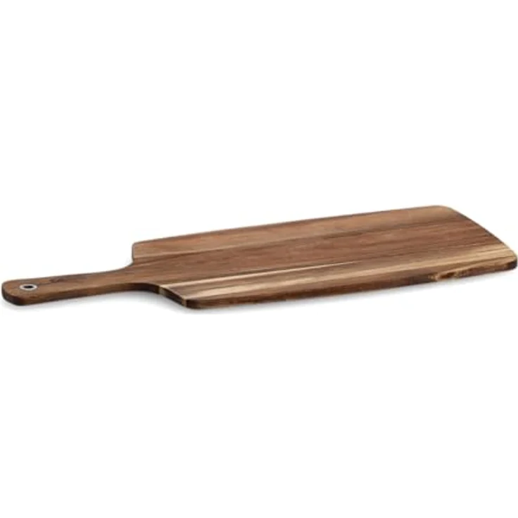 Zeller 25552 Schneidebrett mit Griff, Akazie, 52 x 20,5 x 1,2 cm – Bild 6