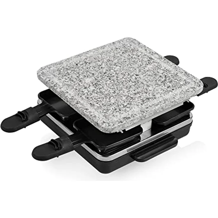 Tristar Raclette RA-2745 – Steingrillplatte – für bis zu 4 Personen – Grillfläche 21 x 21 cm – Bild 5
