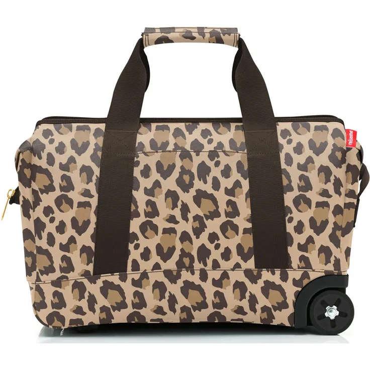 REISENTHEL® Einkaufsshopper allrounder trolley frame leo macchiato, Leopardenmuster, wasserabweisend, 30 Liter Fassungsvermögen