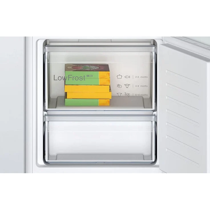 Bosch KIV87NSF0 Kühl-Gefrierkombination, Einbau, weiß, LED, Schnellkühlen und -gefrieren, Breite 51.1 cm – Bild 5