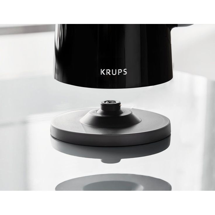Krups Smart'n Light BW8018 Wasserkocher 1,7 l, 1800 W, mit Digitalanzeige; 5 Temperaturstufen; One-Touch-Bedienung; 360°-Sockel; Automatische Abschaltung, schwarz – Bild 4