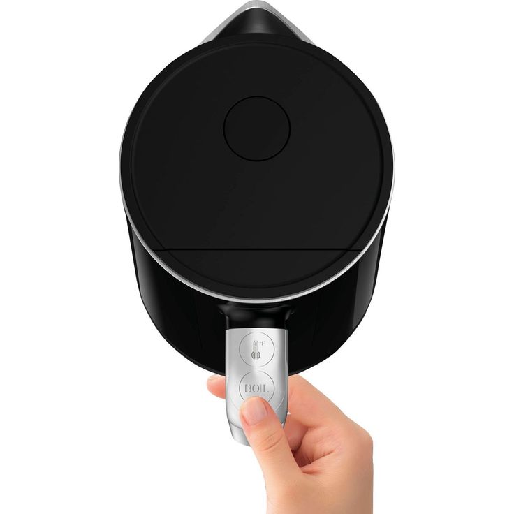 Krups Smart'n Light BW8018 Wasserkocher 1,7 l, 1800 W, mit Digitalanzeige; 5 Temperaturstufen; One-Touch-Bedienung; 360°-Sockel; Automatische Abschaltung, schwarz – Bild 3