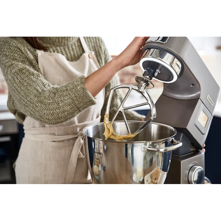 Kenwood KWL90.244SI Titanium Chef Patissier Küchenmaschine mit integrierter Waage, 1400W, DuoBowls - 5 Liter und 7 Liter, 13 Geschwindigkeiten, silber, Serie: Titanium Chef – Bild 6