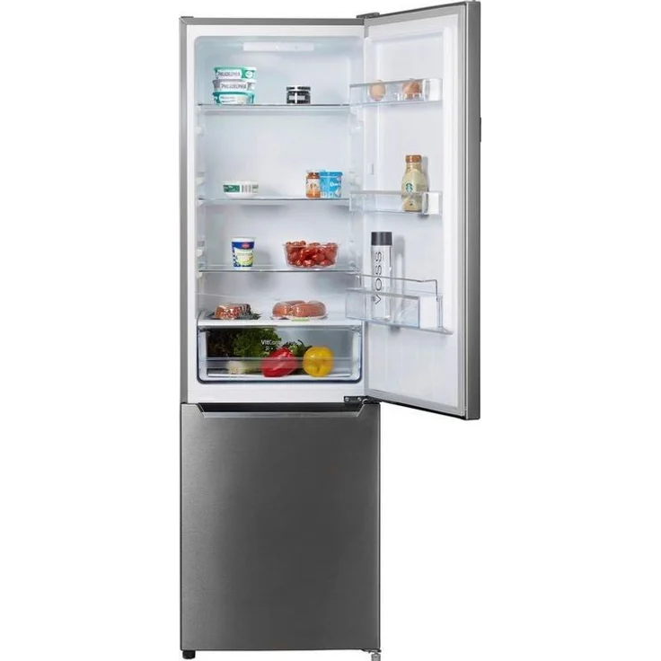Amica KGCL 387 Kühl-Gefrierkombination, freistehend, Edelstahloptik, Schnellkühlen, LED, Breite 54 cm, Energieklasse E – Bild 6